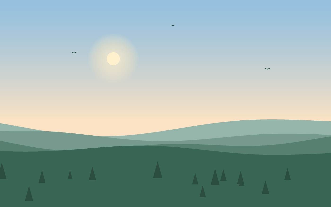 Landschaftsillustration