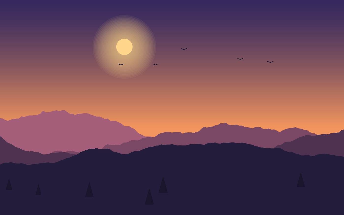 Landschapsillustratie