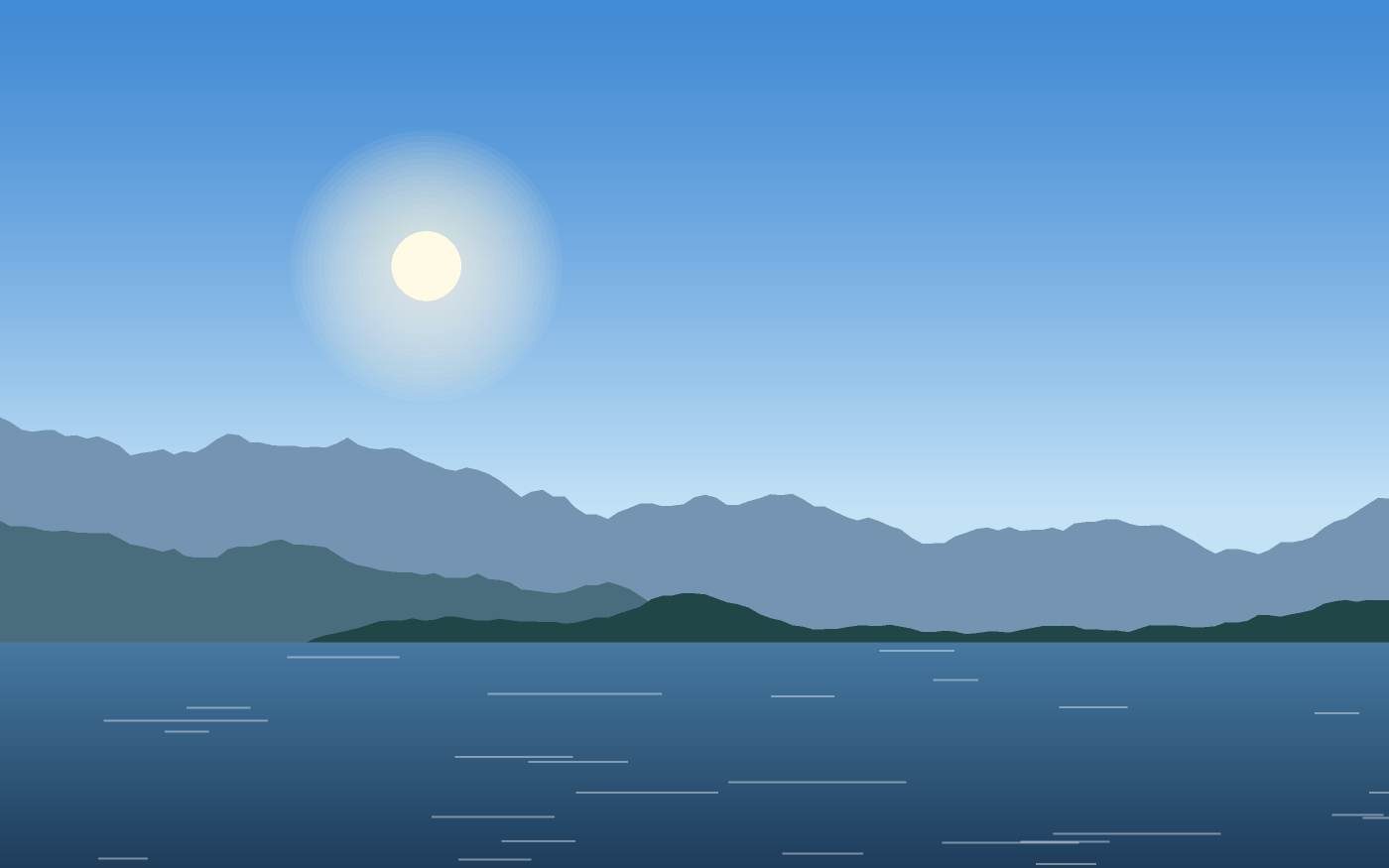 Landschapsillustratie