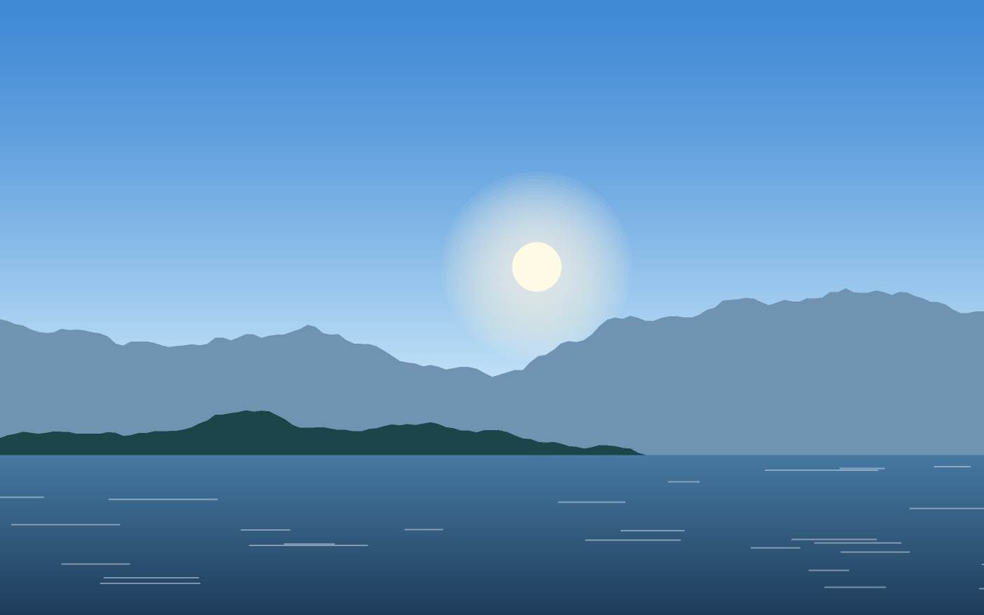 Landschaftsillustration