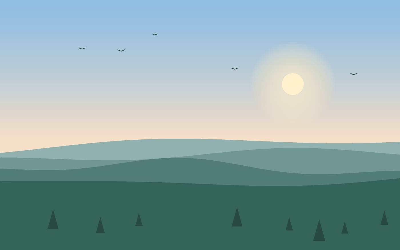 Landschaftsillustration