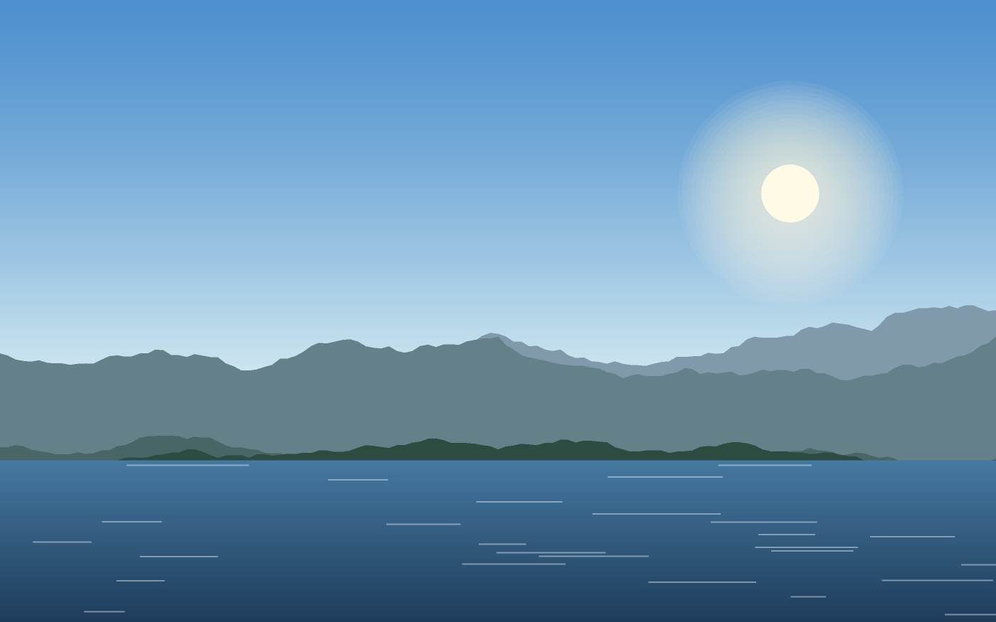Landschaftsillustration