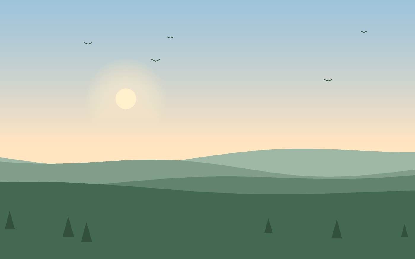 Landschaftsillustration
