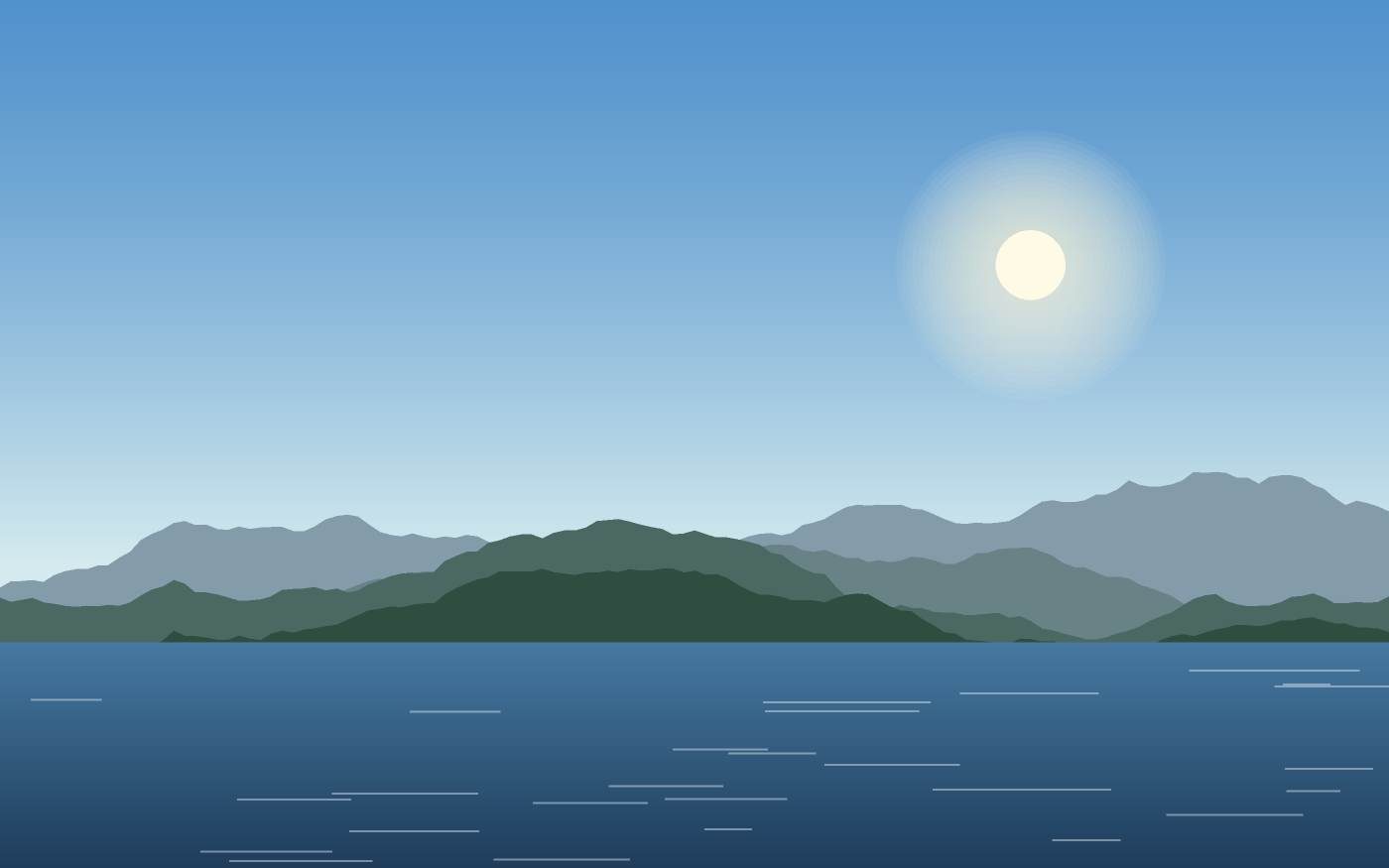 Ilustración de un paisaje