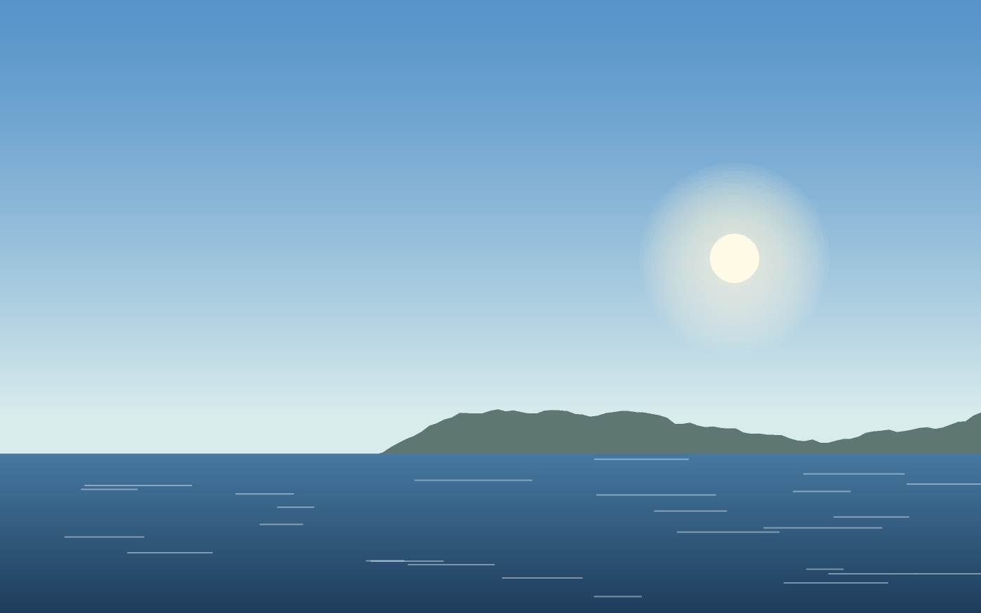 Illustrazione di un paesaggio