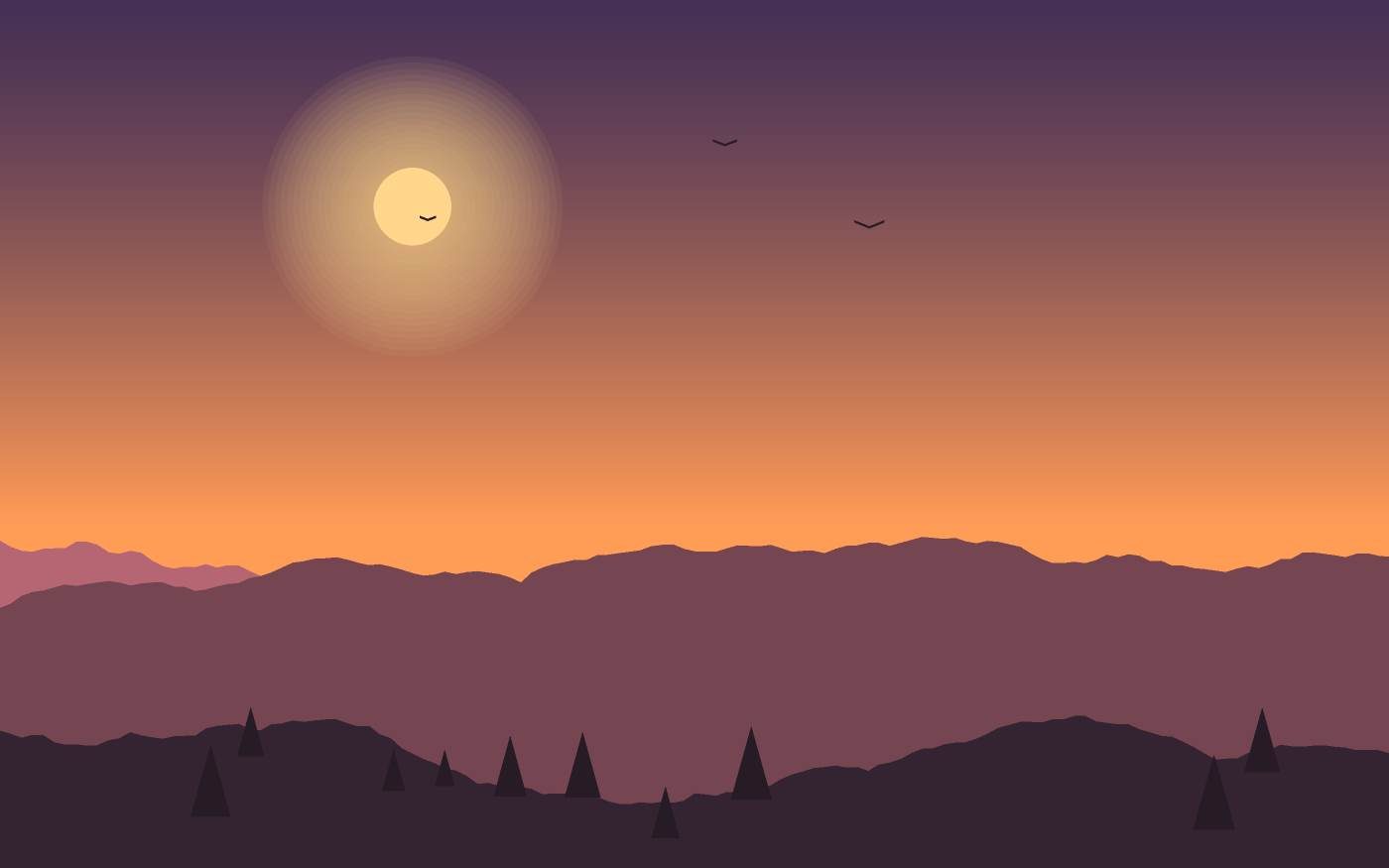 Ilustracja krajobrazu